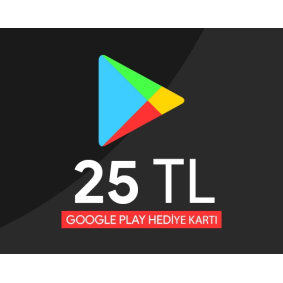 25 TL Google Play Hediye Kartı