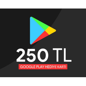 250 TL Google Play Hediye Kartı