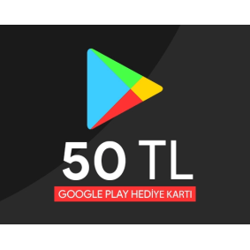 50 TL Google Play Hediye Kartı