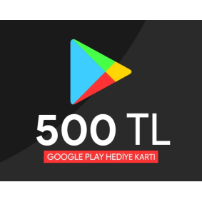 500 TL Google Play Hediye Kartı